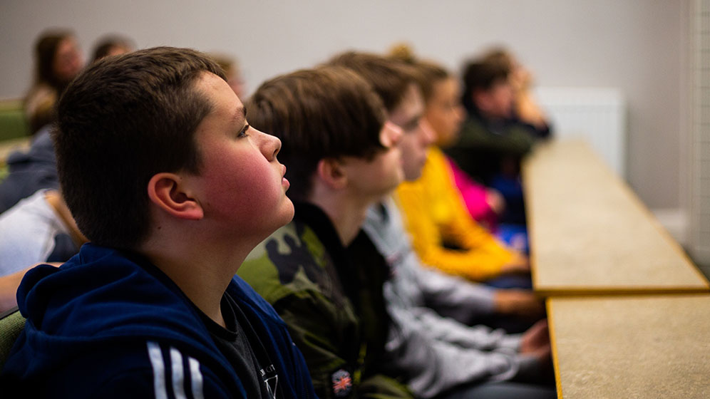 School children in a lesson